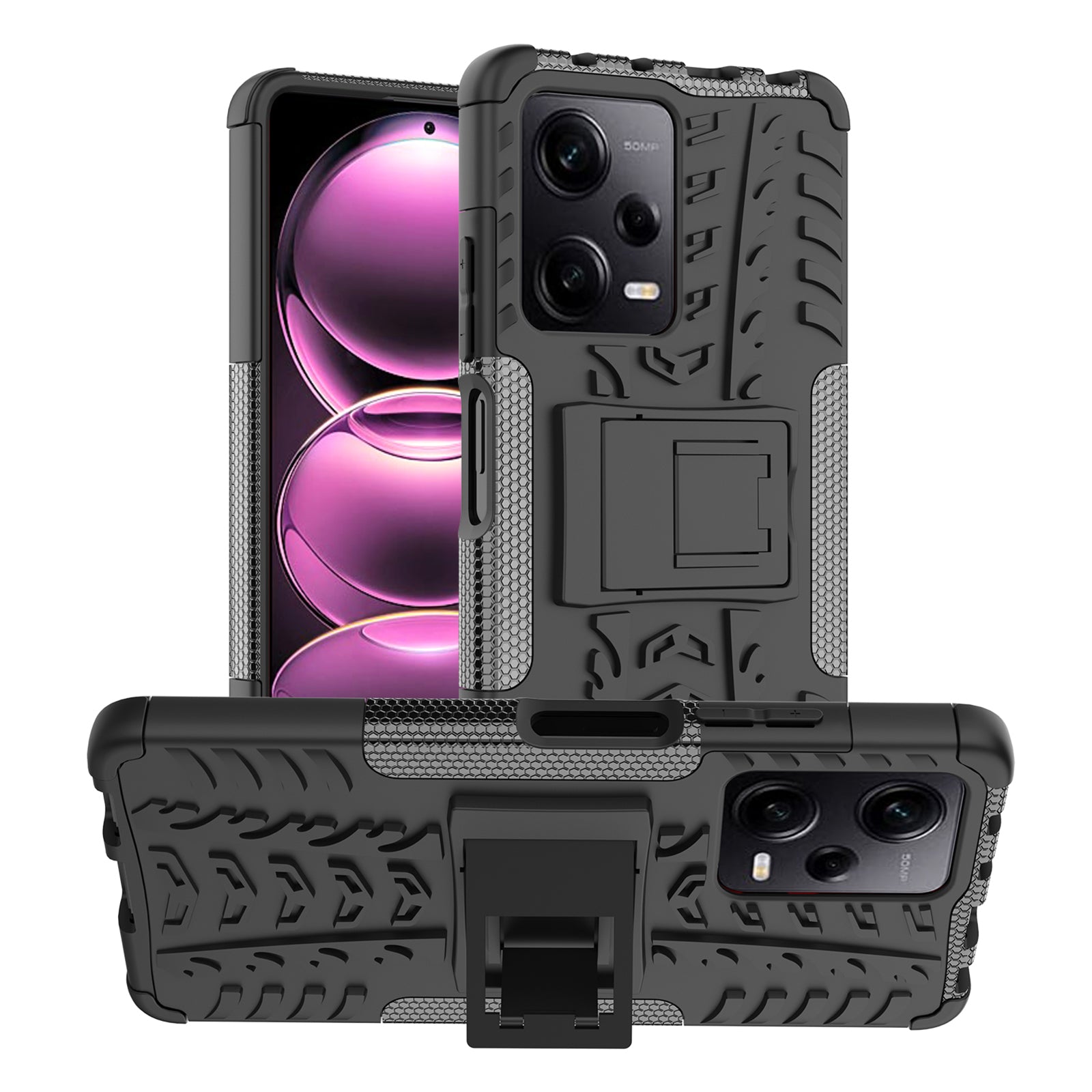 For Xiaomi Redmi Note 12 Pro 5G Redmi Note 12 Pro Speed 5G Poco X5 Pro 5G Kickstand Phone Cover PC TPU Phone Case For Xiaomi Redmi Note 12 Pro 5G Redmi Note 12 Pro Speed 5G Poco X5 Pro 5G Kickstand Phone Cover PC TPU Phone Case